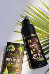 Hair Color Shampoo | Dark Brown | Yardlie | 200ml |