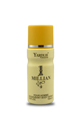 Yardlie Professional 1 MILLIAN Body Spray 150ml.
