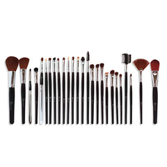 Glamorous Face 26 Piece Leather Brush set Pro
