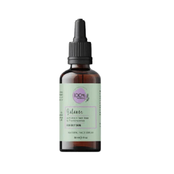 100% Wellness Balance Face Serum For Oily Skin - 30ml