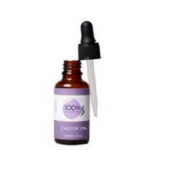 100% Wellness Raw Organic Castor Oil - 30ml