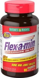 Nature’s Bounty Flex-a-Min Super Glucosamine 2000 Plus (60 Softgels)