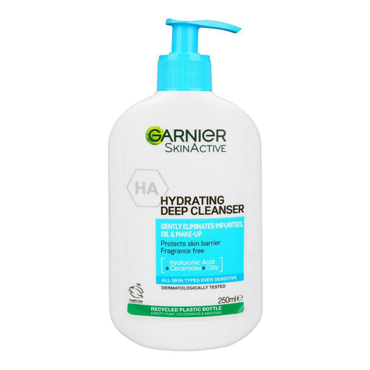 Garnier Skin Active HA Hydrating Deep Cleanser Hyaluronic Acid+Clay 250 ML