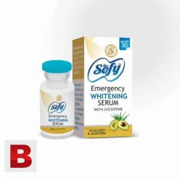Sofy Emergency Skin Whitening Botanical Serum Rs 160