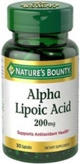 Nature’s Bounty Alpha Lipoic Acid 200mg (30 Softgels)