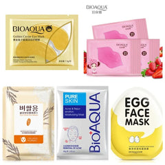 BIOAQUA Pack of 5 Moisturizing Whitening Face Mask Sheet