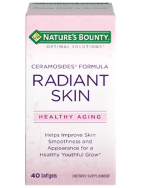 Nature’s Bounty Ceramosides Formula Radiant Skin 40 Softgels