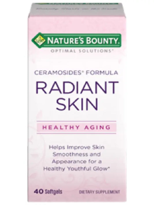 Nature’s Bounty Ceramosides Formula Radiant Skin 40 Softgels