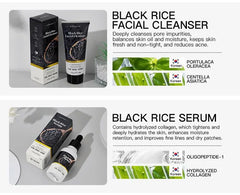KORMESIC refreshing Relieve discomfort black rice Facial Cleanser - 100g