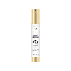 CVB 24K Gold HD Primer 18 hour- oil Free For All Types Skins