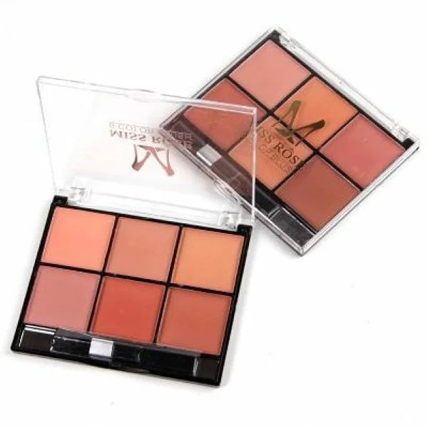 6 Color Blush Pallete