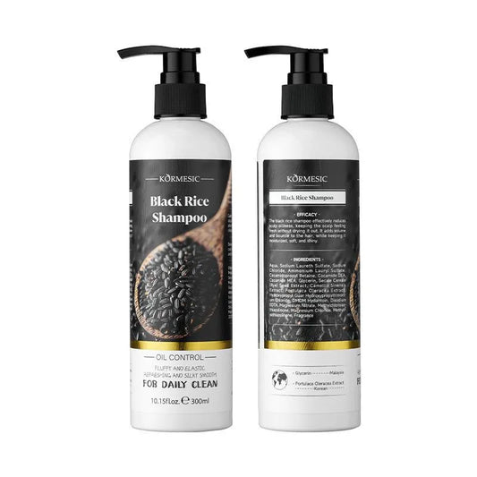 KORMESIC refreshing and silk smooth black rice Shampoo - 300ml