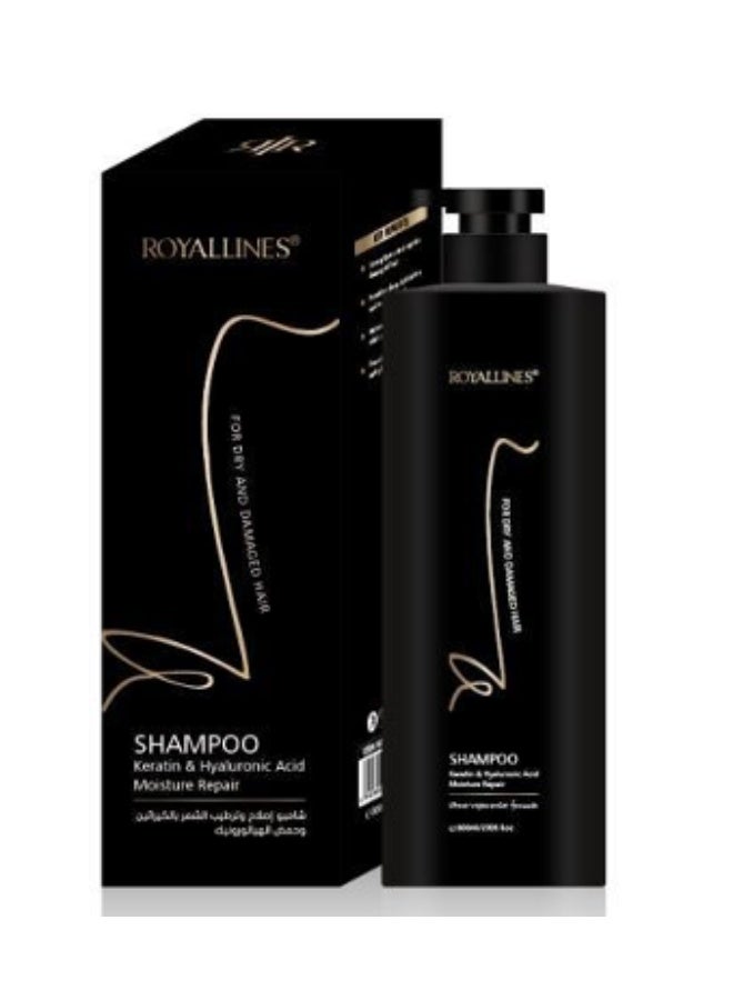 Keratin & Hyaluronic Acid Moisture Repair Shampoo 800 ml