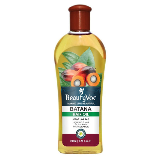 BeautyVoc Batana Hair Oil 200 ml | For Hair Growth, Strength & Shine | Deeply Nourishes Dry & Damaged Hair