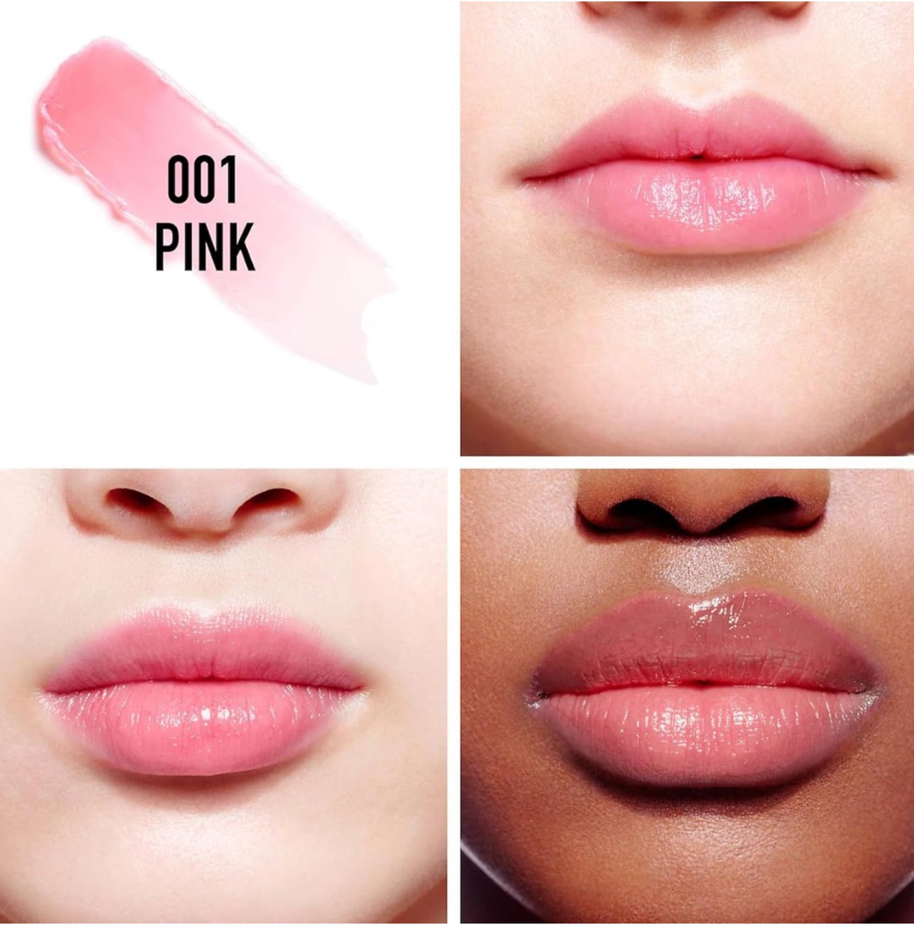 Dior Addict Lip Glow Lip Balm Lip Kit - 004 Coral +001 Pink image 5