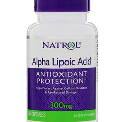 Natrol Alpha Lipoic Acid (ALA) Time Release- 300mg 50-Tablets