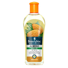 BeautyVoc Almond Hair Oil 200 ml | For Hair Growth, Shine & Strength | Reduces Hair Fall & Deeply Nourishes Dry Hair