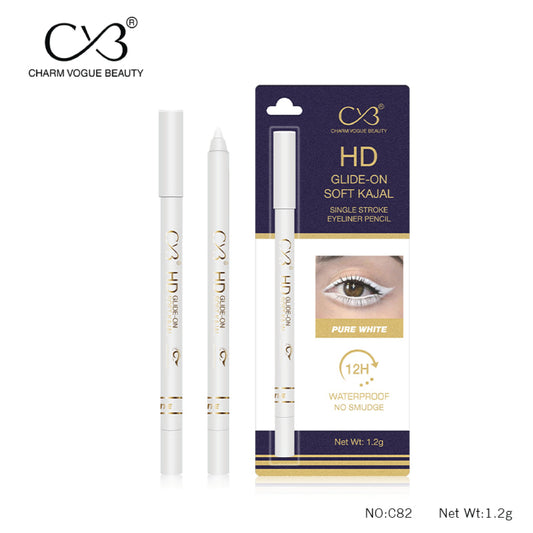 CVB HD White Kajal Single Stroke Eyeliner Pencil