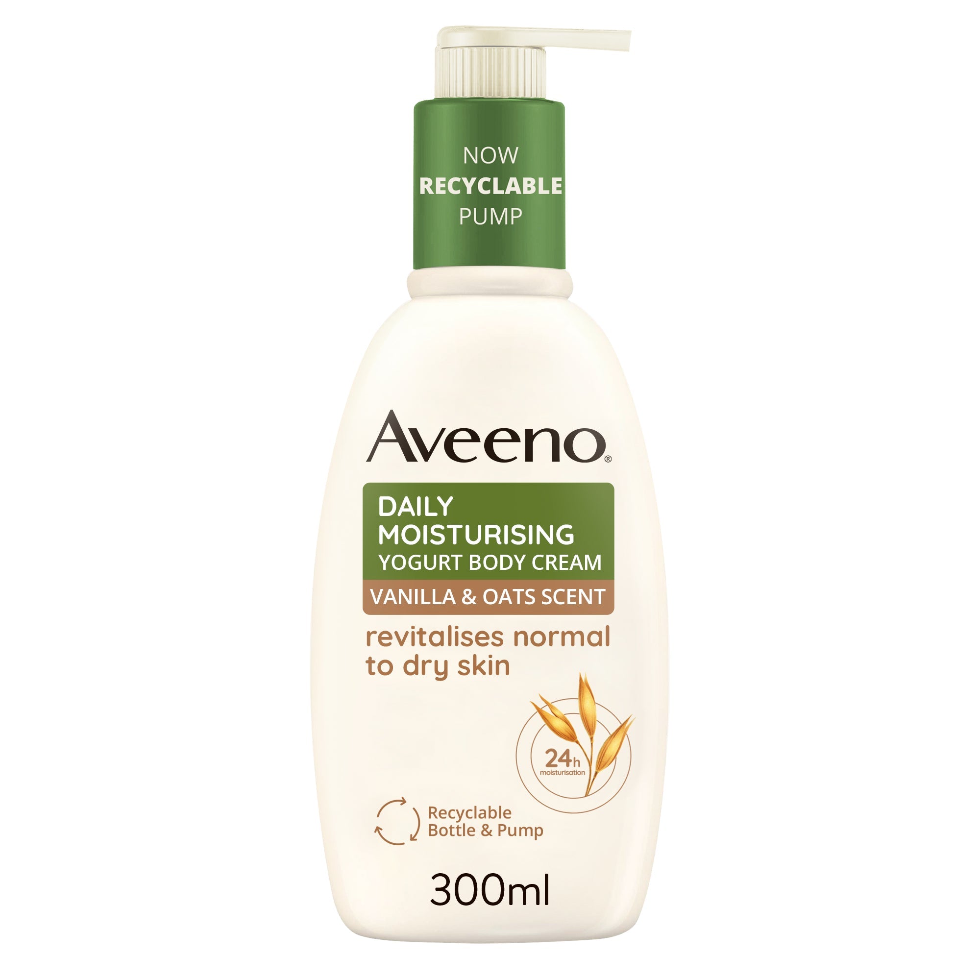 Aveeno Daily Moisturising Yogurt Body Cream Vanilla & Oat 300 ML