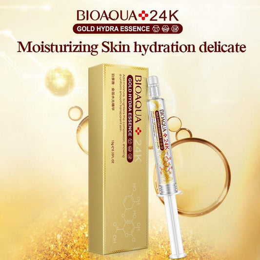 BIOAQUA Luxury 24K Gold Needle Hydra Essence Face Serum