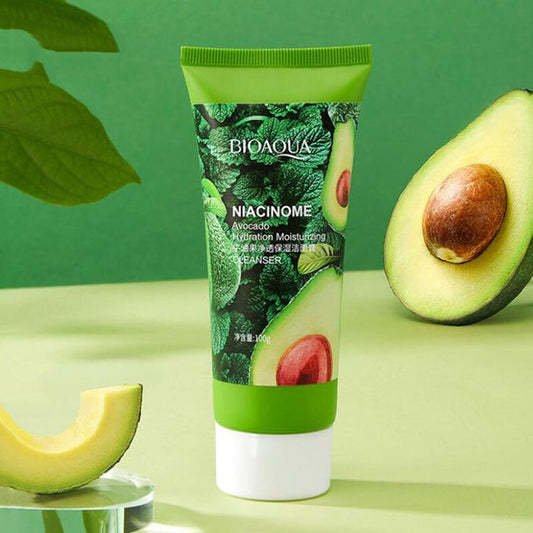 BIOAQUA Niacinome Avocado Elasticity Moisturizing Facial Cleanser 100g