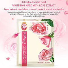 BIOAQUA Pack of 3 Natural Moisturizing Facial Sheet Mask
