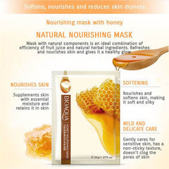 BIOAQUA Pack of 3 Natural Moisturizing Facial Sheet Mask