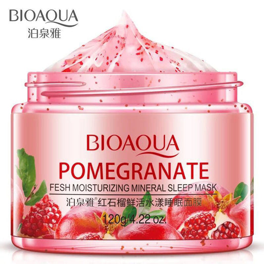 BIOAQUA Pomegranate Fresh Moisturizing Mineral Sleep Mask