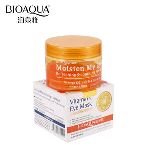BIOAQUA Vitamin C Orange Moisturizing Eye Mask for Dark Circles 80gm