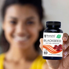 BeautyVoc Black Seed Softgel Capsules | For Immunity, Joint, Heart & Digestive Support | Supplements for Men & Women
