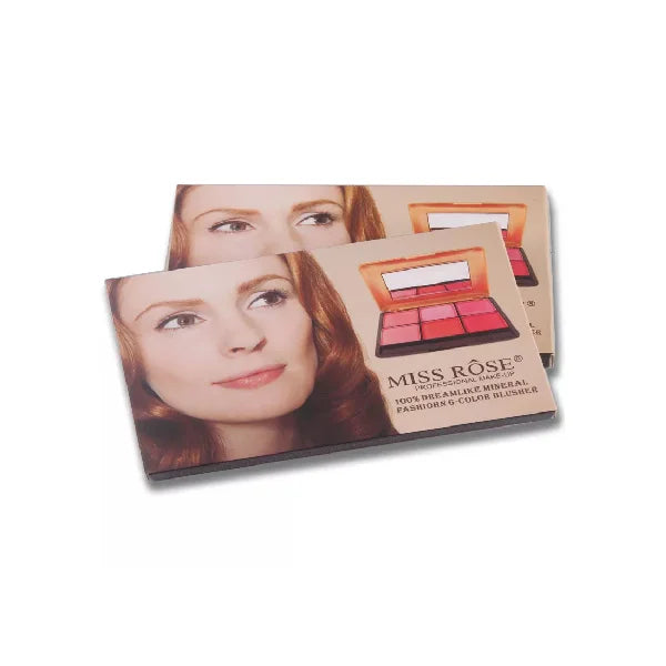 Blush Palette 6 Color with Mirror and Applicator