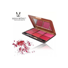 Blush Palette 6 Color with Mirror and Applicator-04