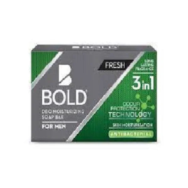 Bold Fresh 3-In-1 Deo Moisturizing Soap Bar 150 gm
