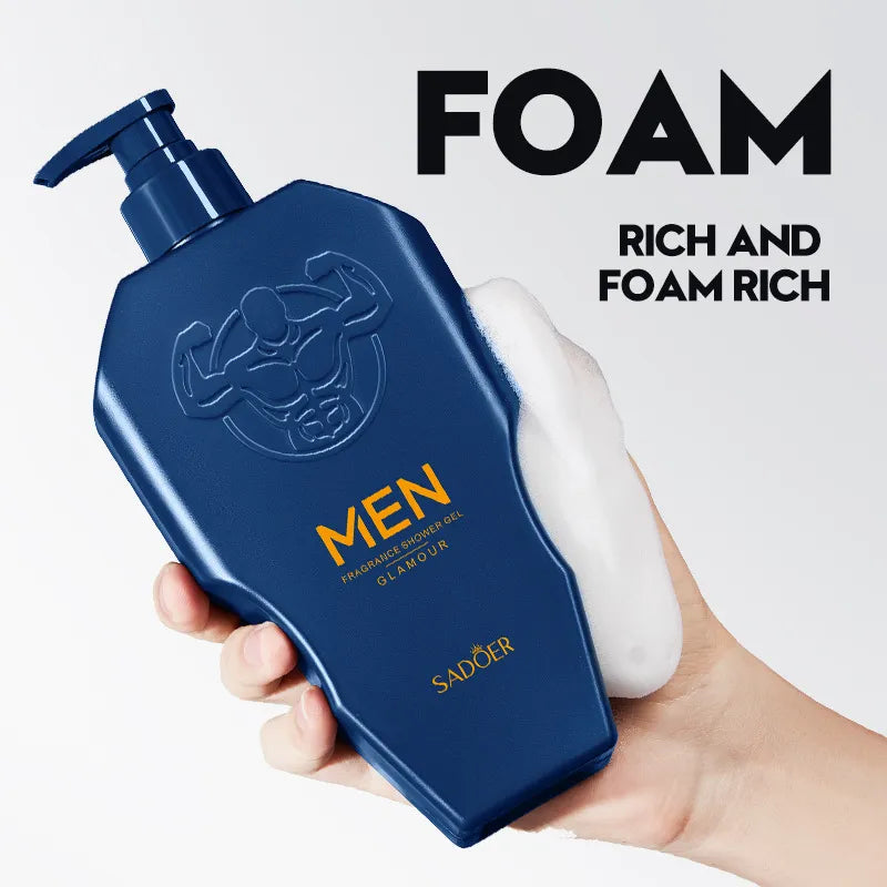 Men's Body Wash SADOER Foam Body Wash To Clean The Body and Stay Fragrant Cross-border Trade Skincare Wholesale