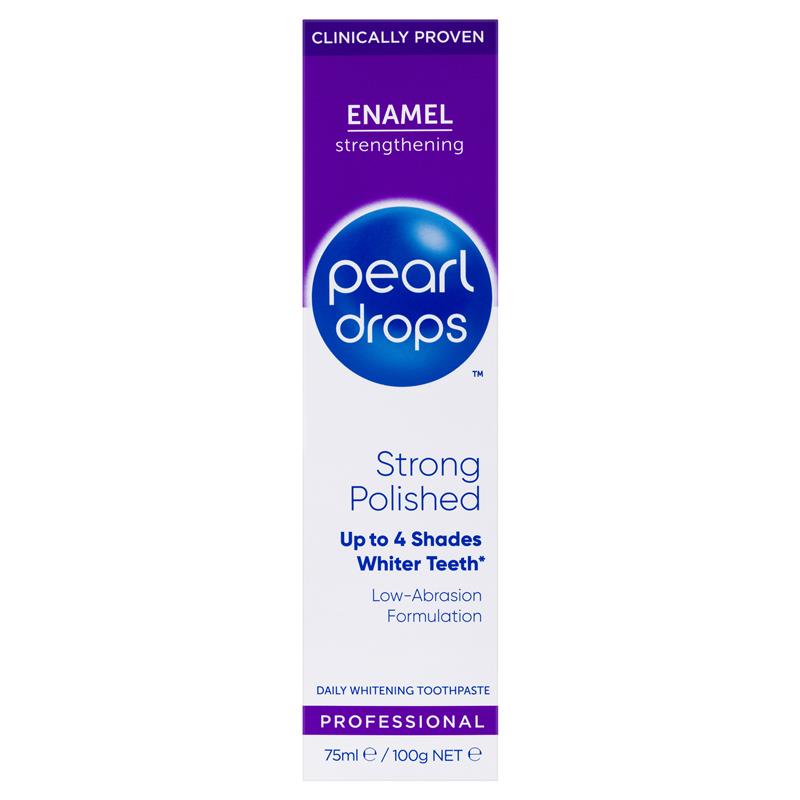 Pearl Drops Strong White Polished Mint Toothpaste, 75 ml