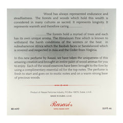 Rasasi Woody Perfum For Men 60 ML