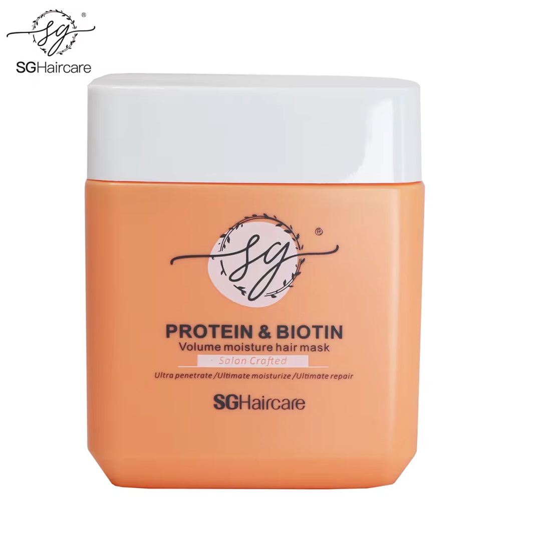 SG Hair Care Protein & Biotin Volume Moisture Shampoo and Conditioner with Hair Mask