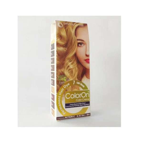COLOR ON HAIR COLOR 07 LIGHT BLONDE