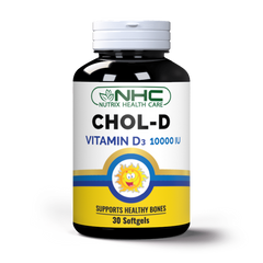 Nutrix Health Care Chol-D Vitamin D3 10000 IU 30SG