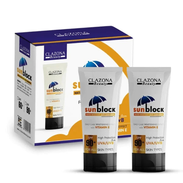 Clazona SUN BLOCK 90+ (FOR ALL SKIN TYPES)