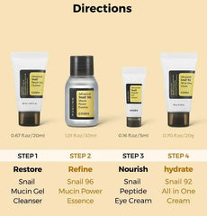 Cosrx All About Snail Kit 4 Steps