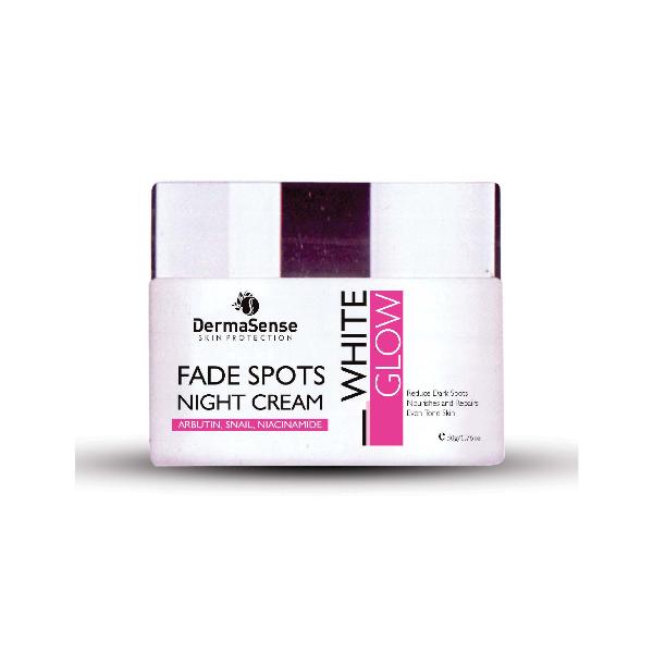 DERMASENSE WHITE GLOW FADE SPOTS NIGHT CREAM