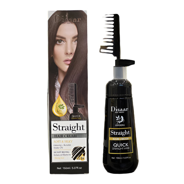 Disaar Quick Straight Hair Cream Ginseng with Keratin Snake Oil 150ml