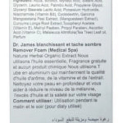 Dr. James Whitening & Dark Spot Remover Foam 100g