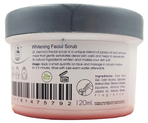 Dr. Derma Whitening Facial Scrub 120g