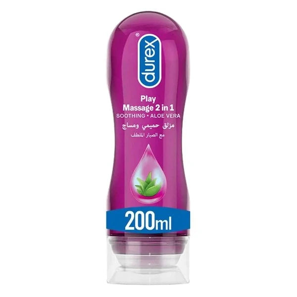 Durex Play Massage 2in1 Intimate Lube & Massage Gel With Soothing Aloe Vera 200 ML