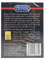 Durex Performax Intense Condoms 12 Pieces (Black)