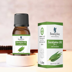 BeautyVoc Eucalyptus Essential Oil 30 ml – 100% Pure & Natural | Best for Skin, Hair & Aromatherapy