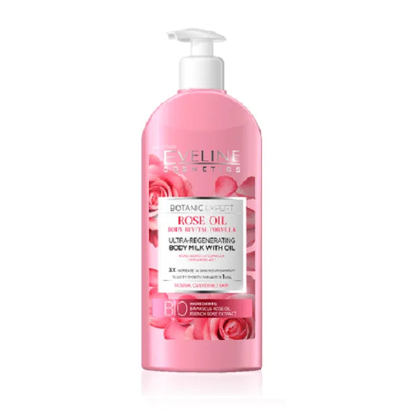 Eveline Botanic Expert Rose Oil Body Milk With Oil 350ML