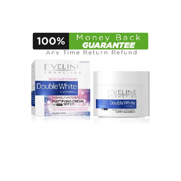 Eveline Double Whitening Mattifying Cream Day & Night 50ml
